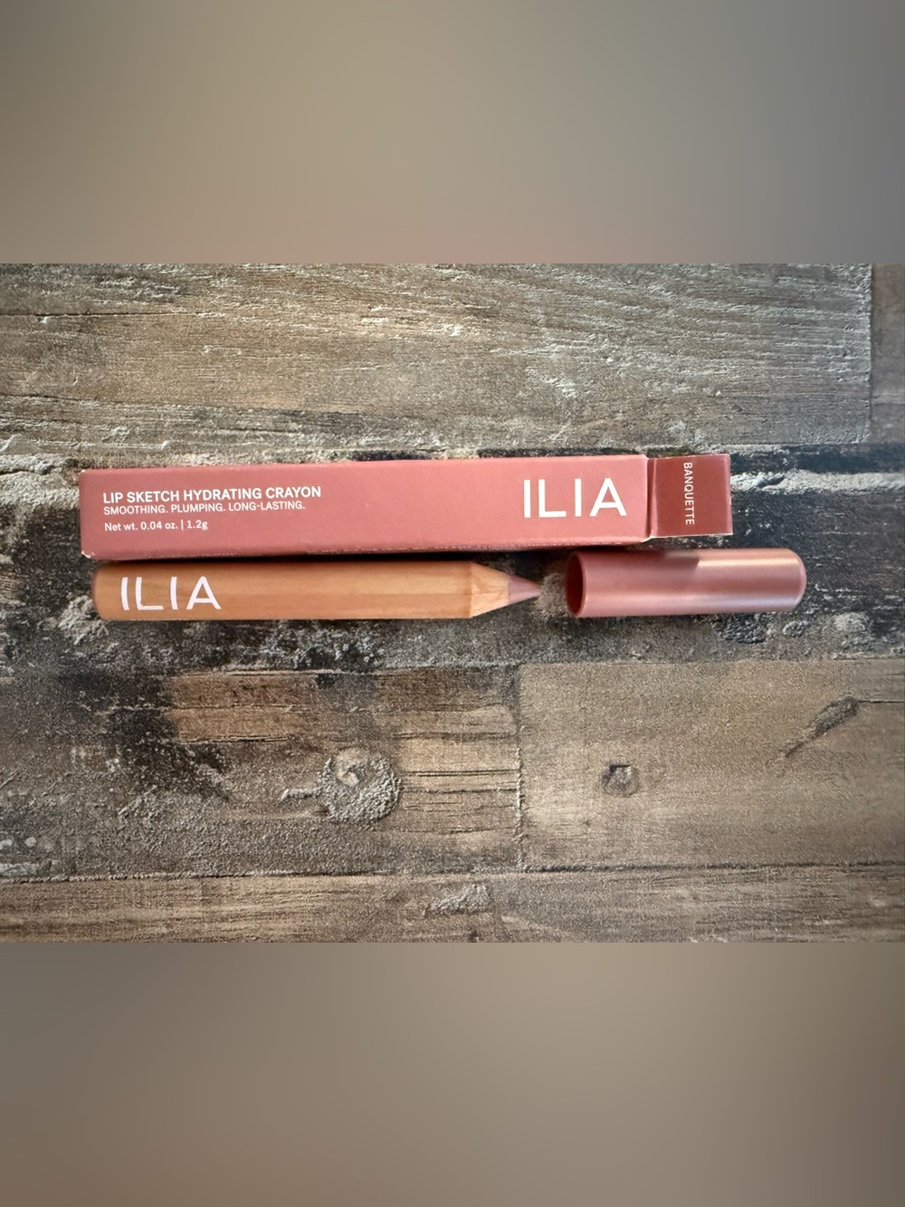NWT ILIA Mini Lip Sketch Hydrating Crayon Banquette